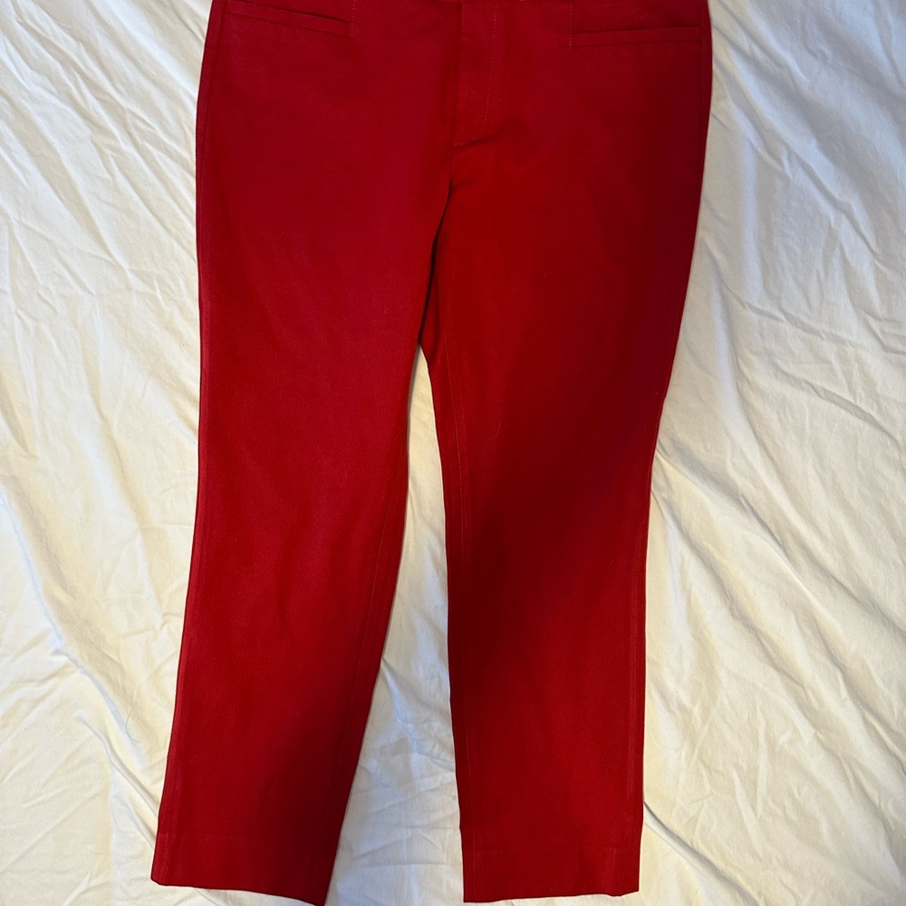 Bananna Republic Sloan Red Pants
